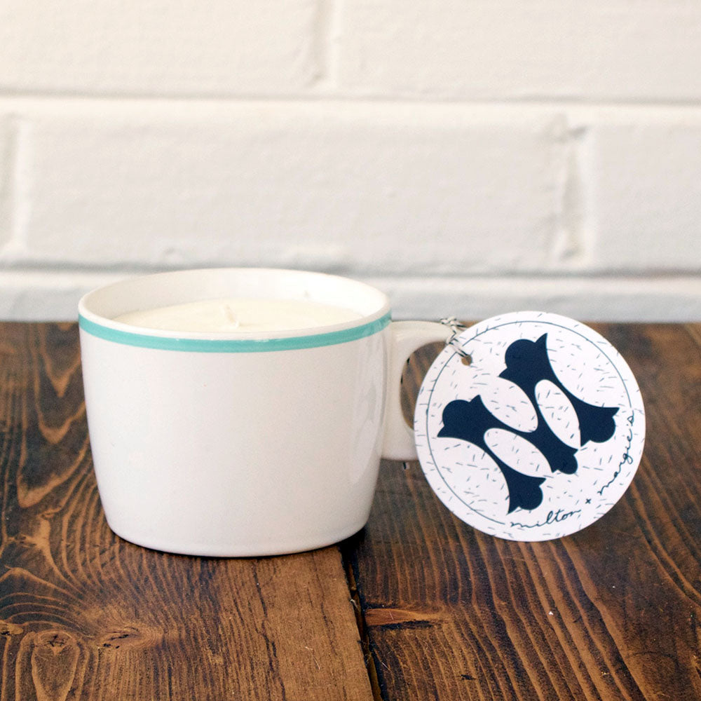 Great Lakes Soy Candle in a Vintage Mug