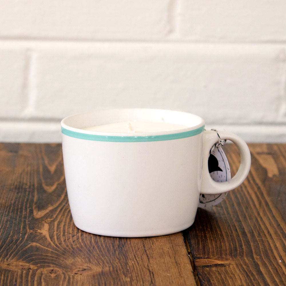 Great Lakes Soy Candle in a Vintage Mug