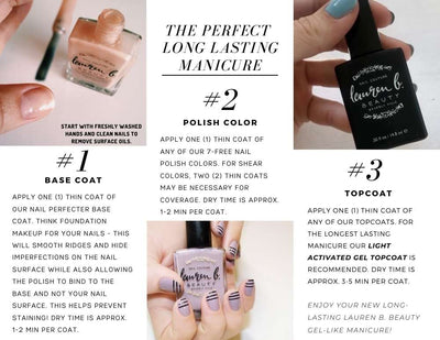 Light Activated Gel Top Coat