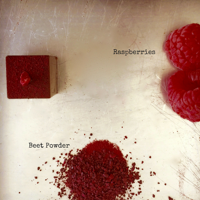 Raspberry Truffles With Beetroot Infusion