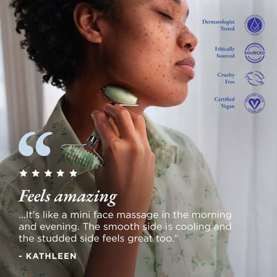 Dual Action Jade Facial Roller