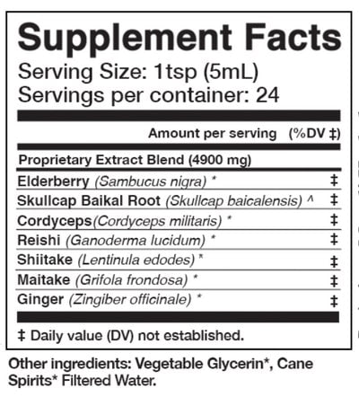 Black Elderberry Elixir: Antiviral