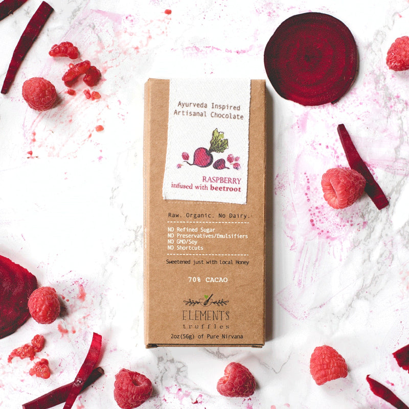 Raspberry Bar With Beetroot Infusion
