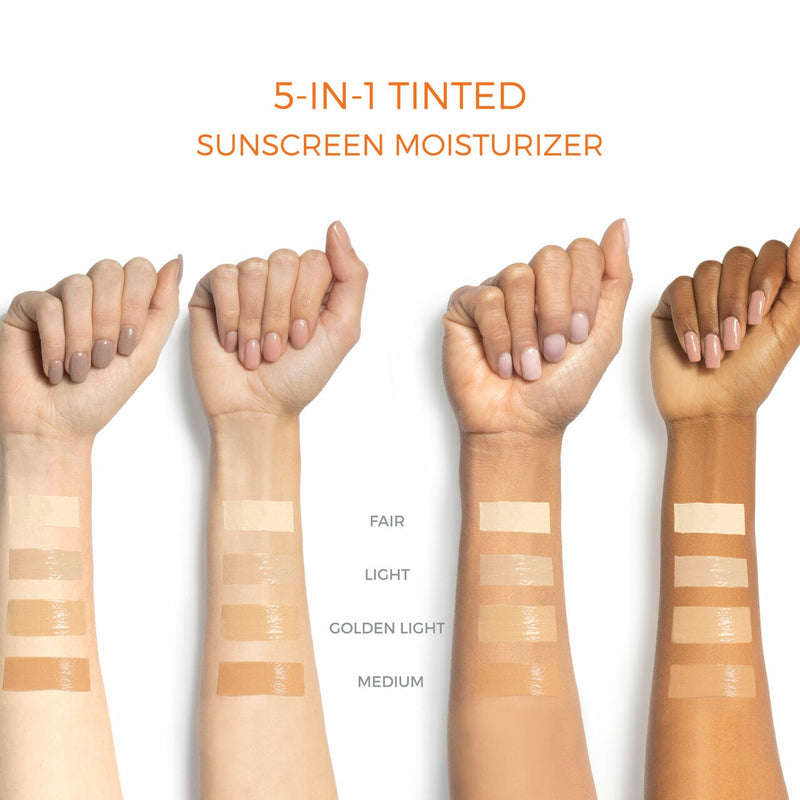 5 in 1 Tinted Sunscreen Moisturizer, SPF 30