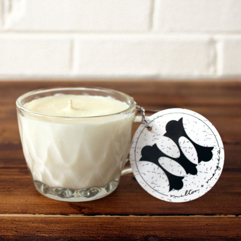 Cinnamon Clove Soy Candle in Vintage Punch Glass