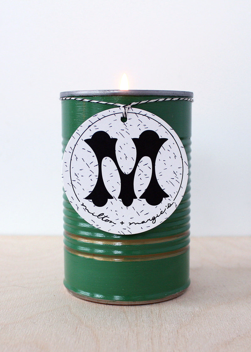 Gin And Tonic Soy Candle In Green Amethyst