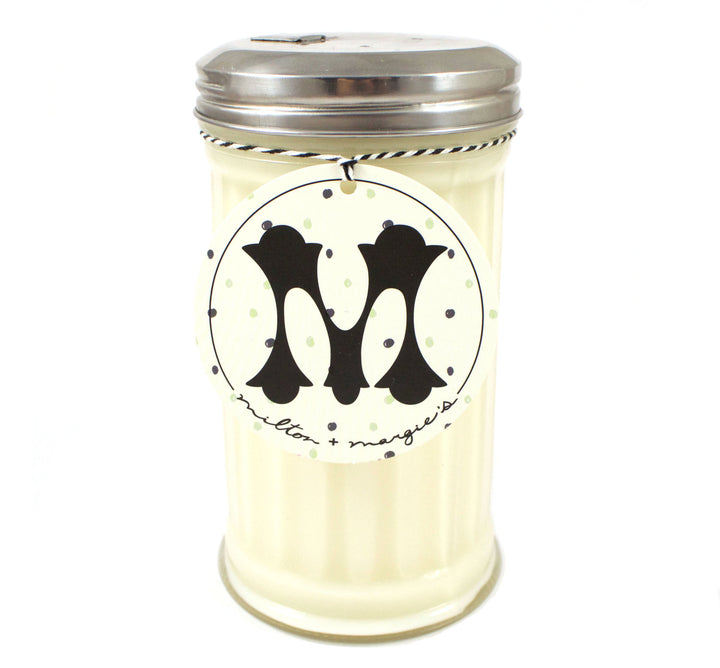 Buttercream Soy Candle in a Reclaimed Sugar Shaker