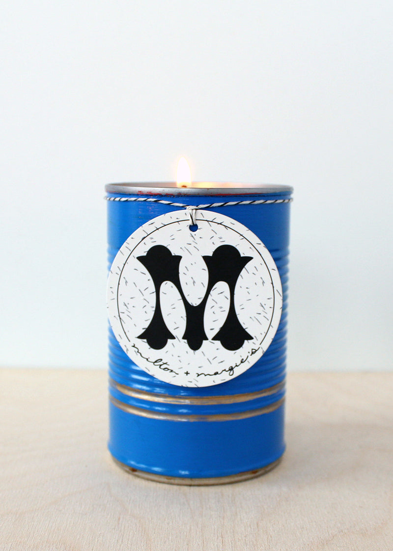 Up North Soy Candle In Sapphire